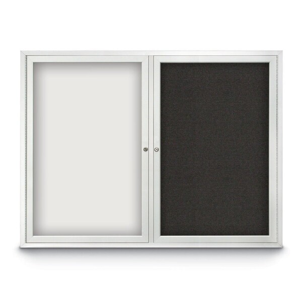 Corkboard, 72"x36", Cloud/Satin